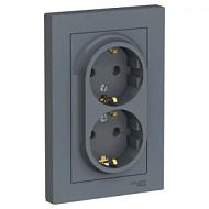 Механизм розетки TV ATLAS DESIGN оконечный 1DB бел. SchE ATN000191, 1240164