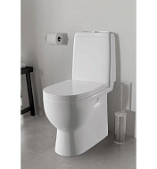 Унитаз-компакт Sanita Luxe Best SL DM, белый, 2 режима, дюропласт с микролифтом