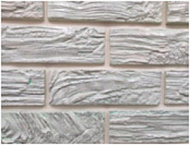 Гипсовая плитка Брус 406 мята серебро 242*61 мм /уп 28 шт/0,5 м2