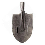 Лопата штыковая ЛКО "Эксперт" рельсовая сталь с ребром жесткости без черенка