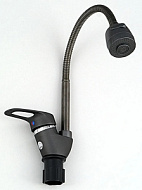 B58-0266 Смеситель для кухни Эверест гибкий излив, черный