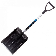 Лопата автомобильная "Авто-Актив" для уборки снега пластиковая, 275х365мм, алюмин. черенок