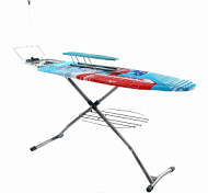 Гладильная доска Ника Гранд, подставка под утюг, полка для белья, рукав, розетка, удлинитель 1220*420мм