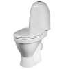 Унитаз-компакт Sanita Виктория эконом, белый, 1 режим, полипропилен, арматура Уклад