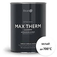 Эмаль термостойкая ELCON белая 700° 0.4кг