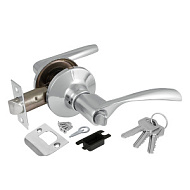 Ручка защелка AJAX 6010 CP-E (кл./фик.) хром