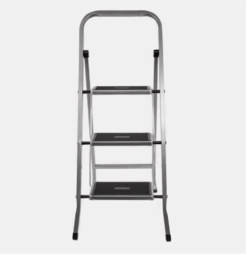 97868 Стремянка Сибртех стальная, 3 ступени, с полимерным покрытием