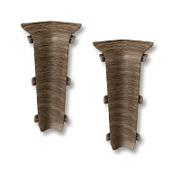 291 Угол внутренний Лексида 80мм Орех (2шт/блистер)