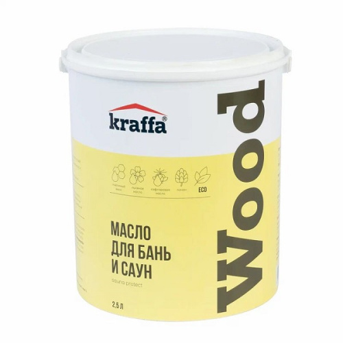 Масло для бань и сауны Kraffa 1,8л.