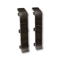 408 Соединитель Лексида 80мм Дуб черненый (2шт/блистер)