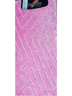 00297 Коврик для ванной Banyolin Classic Uni полоски, розовый 550*900мм