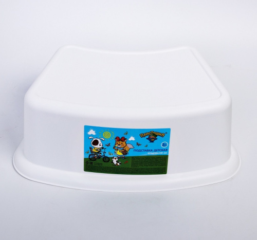 Подставка детская Пластишка, цвет белый