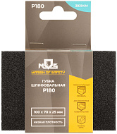 Губка шлифовальная MOS алюминий-оксидная, 100х70х25 мм, Р 180