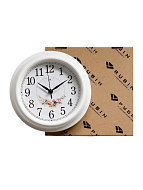 9902024 Часы настенные, интерьерные "Венок из роз", бесшумные, d-21 см