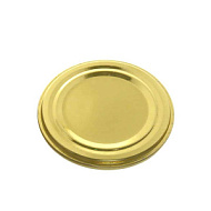Крышка для консервирования, СКО-82 мм, жесть, лак, набор 50 шт., цвет золотистый