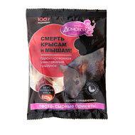 Брикет от грызунов ДОМОВОЙ 100гр копченое мясо