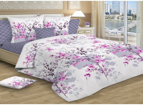 Постельное белье Ночь нежна Сакура поплин 2сп
