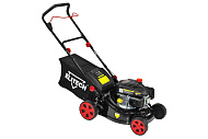 Газонокосилка ELITECH К 4500L бензиновая (4.5 л.с, 1 режим, 5уровней, 25-75мм, травосборник)