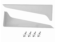 Комплект стальных кронштейнов  с фиксаторами для раковин СантекПилот