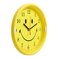 Часы настенные, серия: Интерьер, "Смайл", дискретный ход, d-20 см