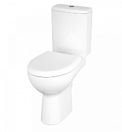 Унитаз-компакт Cersanit Nature New Clean On 011, белый, 2 режима, дюропласт с микролифтом
