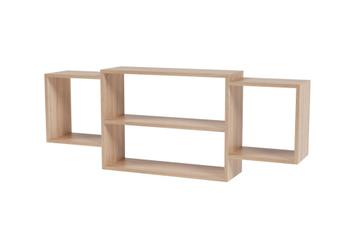 Полка навесная ПН-2 1300*218*456мм Дуб сонома