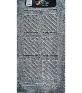 00293 Коврик для ванной Banyolin Classic Uni квадраты, серый 550*900мм