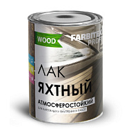 Лак яхтный FARBITEX уралкидный, атмосферостойкий, матовый, 2,7л