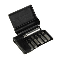 26082-H7 Набор бит STAYER "STANDARD" с магнитным адаптером в плоском мини-боксе, 7 предметов