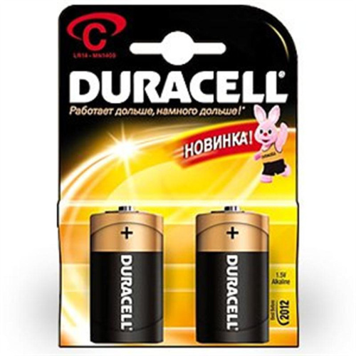 Элемент питания Duracell MN1400/LR14 Basic ВР-2 /уп. 2шт/