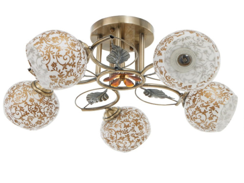 Люстра 210/5 5х40Вт Е27 медный 46х46х26 см МОДЕЛЬ:GMN-0090