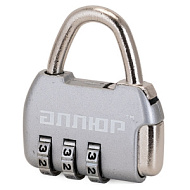 Замок навесной АЛЛЮР ВС1К-35/4 (HA806) CP серебро кодовый