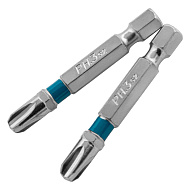Биты Gross PH3х50, сталь S2, 2 шт