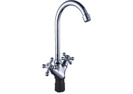 B41-333 Смеситель для кухни Эверест, хром, высокий излив