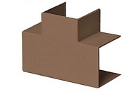 Тройник накладной 90град. 16х16 корич. Рувинил ТРН-16х16-К, 97809