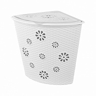 Корзина для белья Плетенка 45л, микс, Альтернатива, угловая 500 х 375 х 455мм