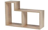 Полка навесная "Тетрис" 752*294*584мм Дуб сонома