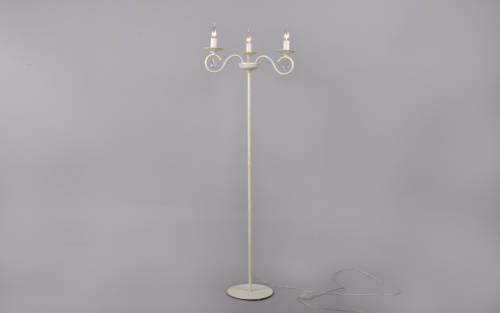 Торшер РОССВЕТ "Свирель" РС20929 WT+GD/3F