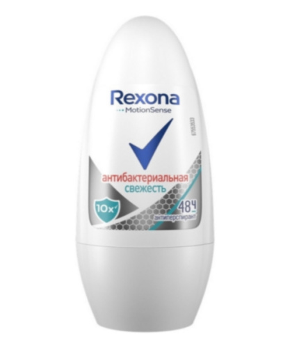 Роликовый дезодарант REXONA Антибактериальная свежесть 50мл