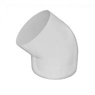 24953 (210-243) Эковент Колено круглое D-100мм, 45 град. (10 ККП)