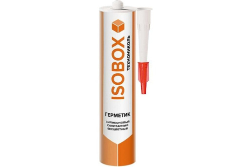 Герметик ISOBOX силиконовый санитарный бесцветный 260мл