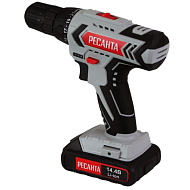 Дрель-шуруповерт аккумуляторная Ресанта ДА-14-2ЛК 75/14/4