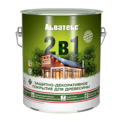 Антисептик Рогнеда Акватекс  2 в 1, 2,7л сосна