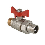 Кран шаровой НР/НР с полусгоном бабочка Valtec 1/2"