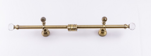 Карниз кованый MAGELLAN АртЛиния БЕТА 280см старое золото d20