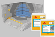 Лента гидроизоляционная Sika Sealing Tape F RU эластичная лента 120 мм, 10 м