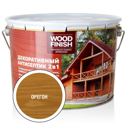 Антисептик декоративный WOOD FINISH орегон 9л