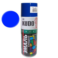 Эмаль алкидная KUDO, аэрозоль, 520мл, синяя KU-1011
