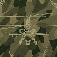 Постельное белье "Этель" 2 сп Камуфляж 175*215 см, 200*220 см, 70*70 см -2 шт, бязь