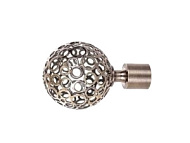 Наконечник "ЛЕВША АЖУР" старое золото d 16 мм (2 шт)